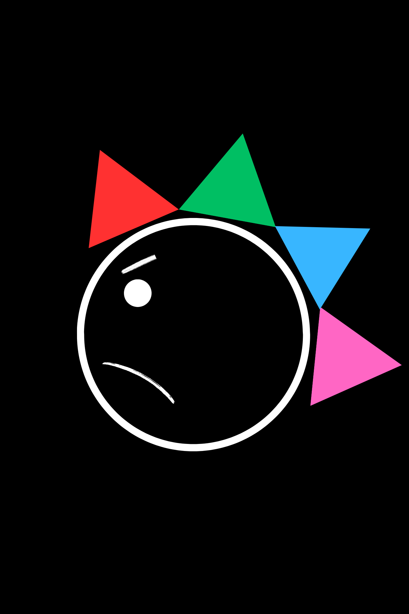 tête de punk mal faite